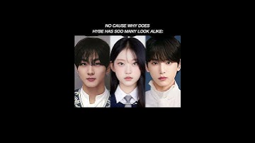 they r literally siblings😭#kpop #bts #enhypen #txt #seventeen #illit #newjeans #hybe