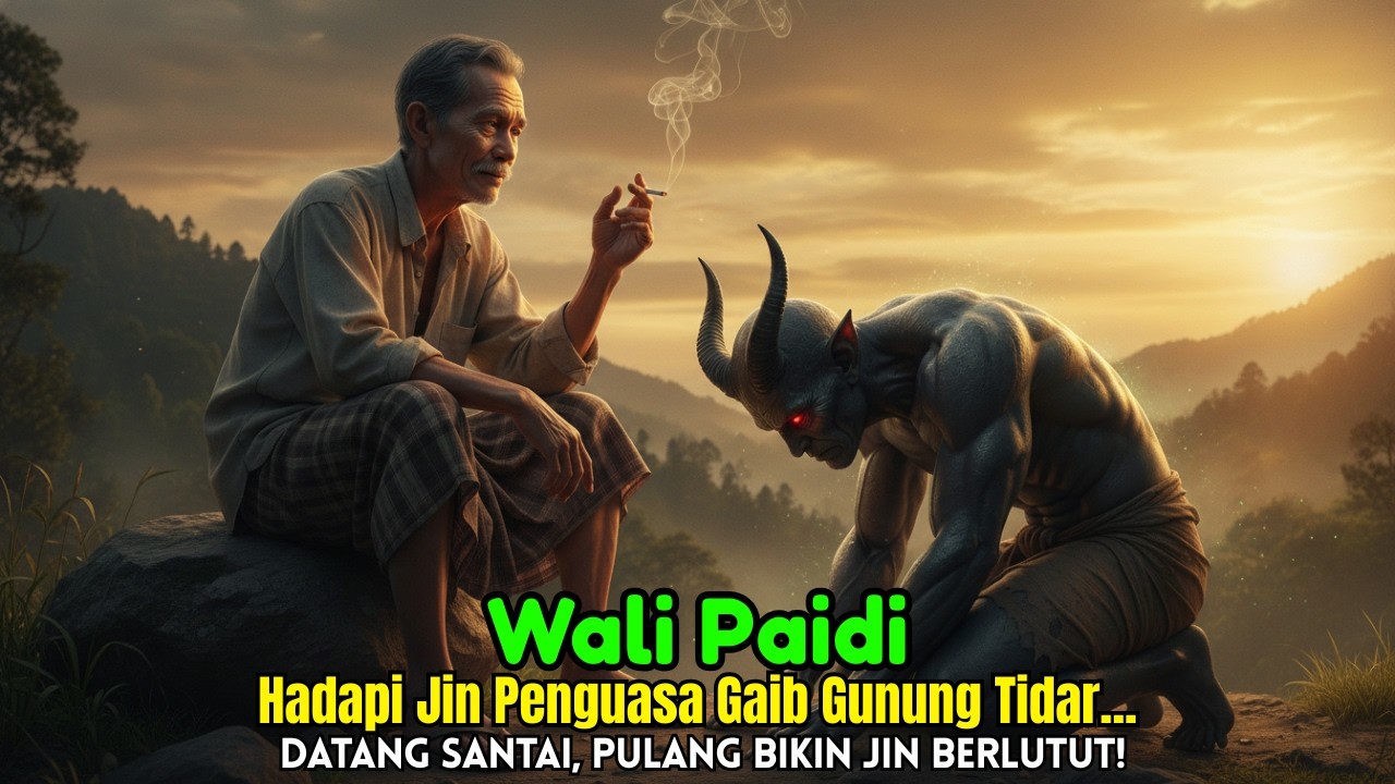 Wali Paidi Hadapi Jin Penguasa Gaib Gunung Tidar dan Membuatnya Tersungkur