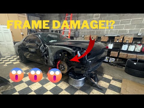 Rebuilding A Wrecked 2015 Dodge Hellcat Part 2