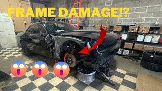 Wrecked Dodge challenger Hellcat Rebuild Part 2