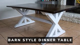 How I made a Barn Style Dinner Table // Woodworking by Araya Woodworks 1,653 views 5 years ago 4 minutes, 10 seconds