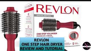Revlon One Step Hair Dryer Review and Tutorial