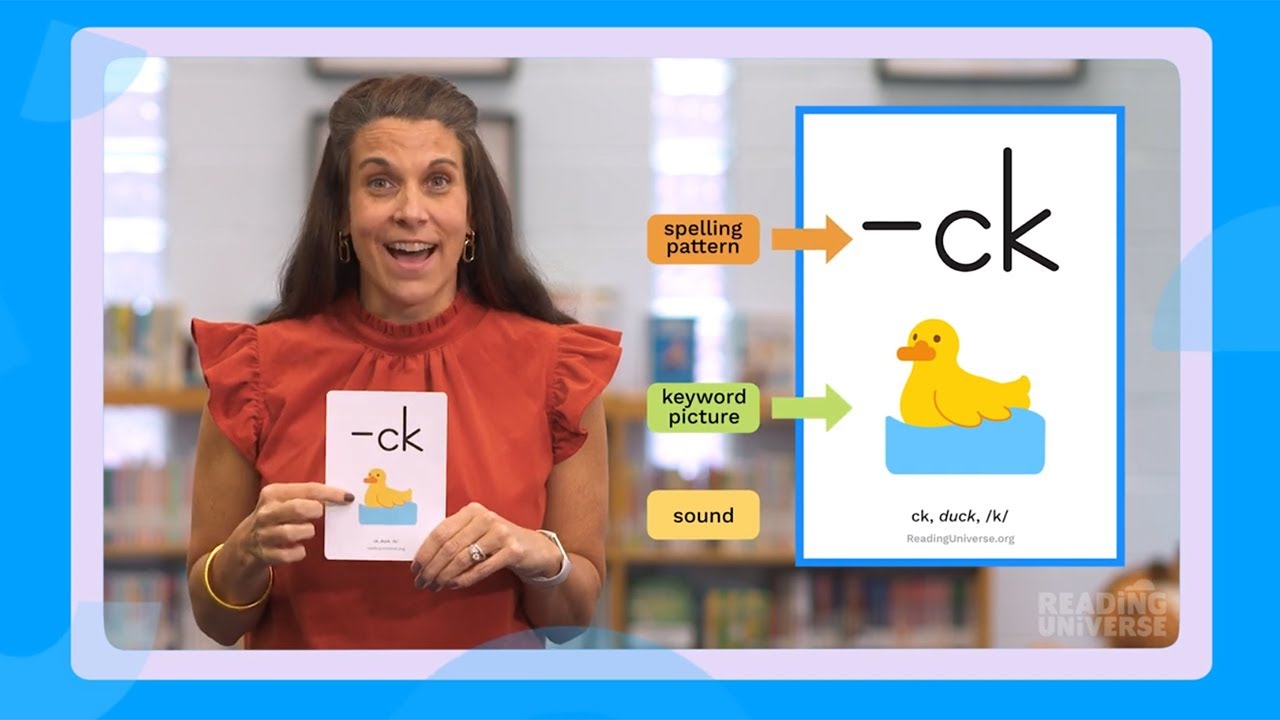 Video thumbnail for Flash Card Demo: The '-ck' Rule