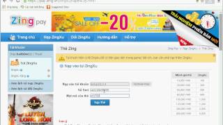 Hack Zing Xu , Hack Đĩnh Ngư Long Tại Thiên Mới Nhất 2015 Thành Công 100%