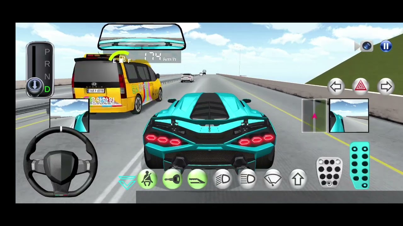 3D Driving Class Simulation - Funny Police Officer Refuel His Super Car Gas Crazy Driving Gameplay