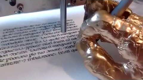 Yamaton - Automaton Calligrapher robot CNC / designed for research in kinesthetics of calligraphy