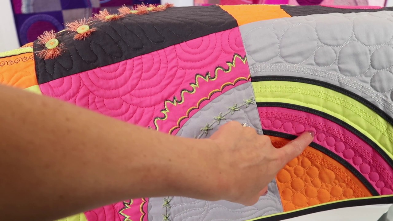 Beginner Free Motion Quilt tutorial on a home machine 2019 