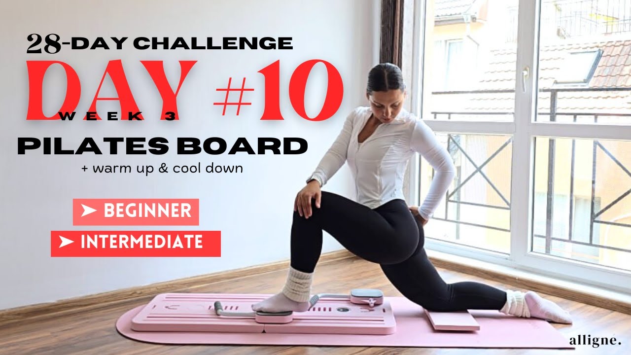 28-дневный пилатес-тур | День 10 — для начинающих | ноги и ягодицы
