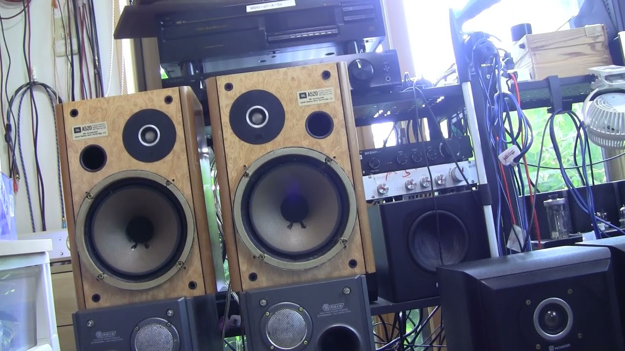 JBL A520ベッキオ エンクロージャーを流用 別物に - YouTube