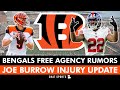 Bengals Rumors Joe Burrow Injury Update Sign Adoree Jackson  Chad Johnson On Tee Higgins Future
