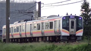 信越本線上り始発E129系A14編成　420M