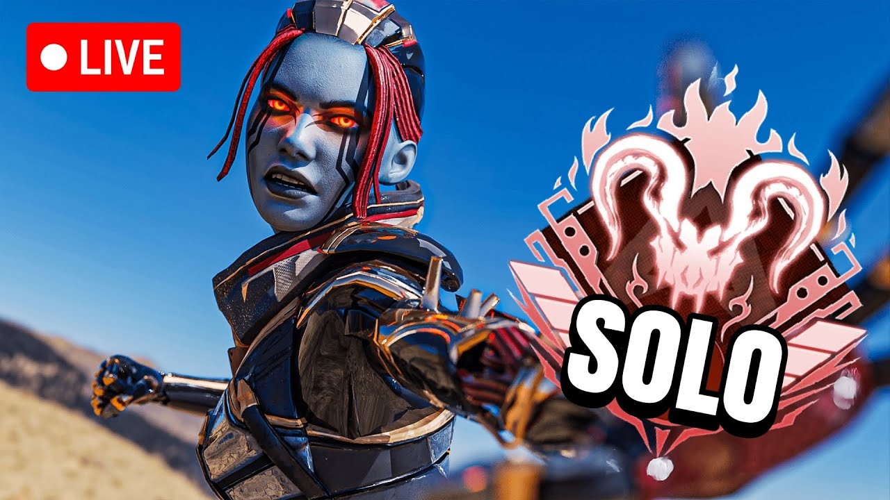 Wraith Thumbnail Ranked 🔴 #1 SOLO WRAITH RANKED PLAYER IN THE WORLD Apex Legends Live Stream ...