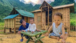 Single Mom - 30 Day harvesting , Going to the Market, Making Bamboo Tables, Cleaning up after Storms