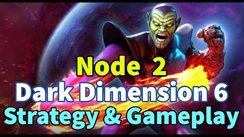 Dark Dimension 6: Node 2 COMPLETE! BABY APOC & VAHL ARE OP! Baby Apoc DD6 | MARVEL Strike Force
