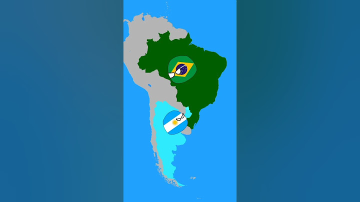 Resumen de una "posible" guerra entre Brasil y Argentina #argentina #brasil #countryballs #enespanol