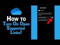 How To Turn On Open Supported Links on One Drive [NEW]