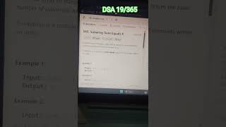 Subarray Sum Equals K | LeetCode 560 |  HashMap Trick 💡 #coding #leetcode