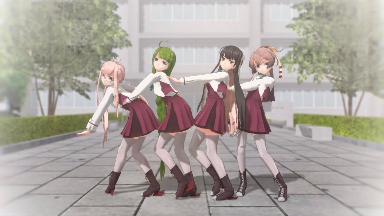 [MMD艦これ] 夕雲型でポーカーフェイス