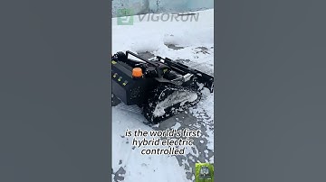 wireless radio control rubber track lawn cutter machine for sale #mower #farming #lawnmower