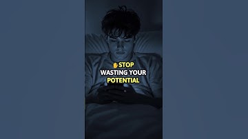 You are Not Lazy. You are Wasting Your Potential. #motivation #shorts