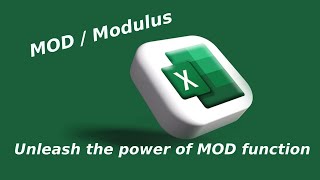 MOD function in detail | How to use MOD Function  | MOD/Modulus function in Excel #excel #msexcel