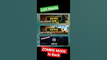 COD Mobile Zombie Mode Return