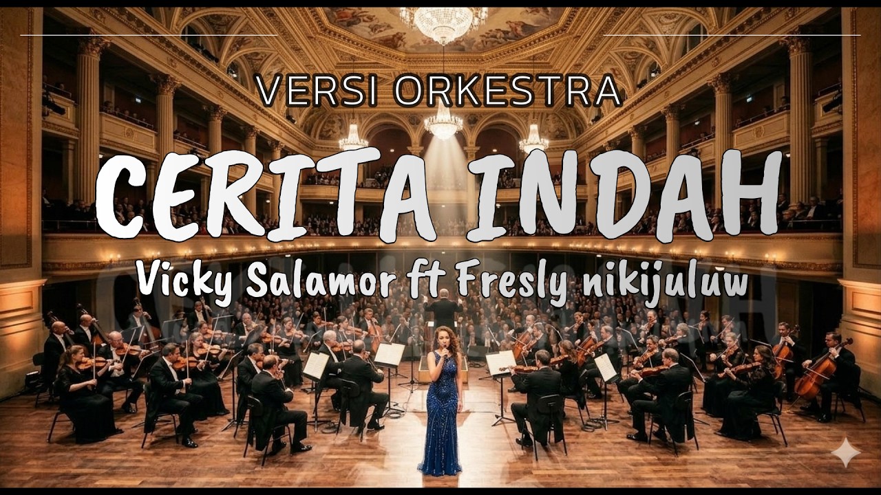 CERITA INDAH - VICKY SALAMOR ft FRESLY NIKIJULUW - VERSI ORCESTRA JM CHANNEL