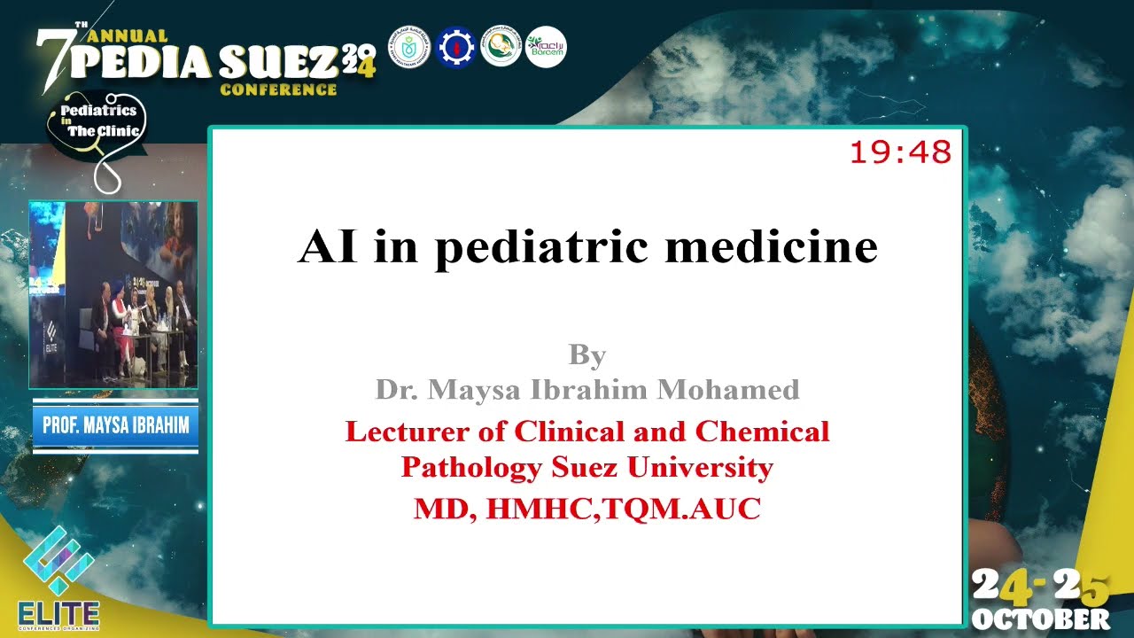 AI in Pediatric Medicine Dr Maysa Ibrahim Mohamed
