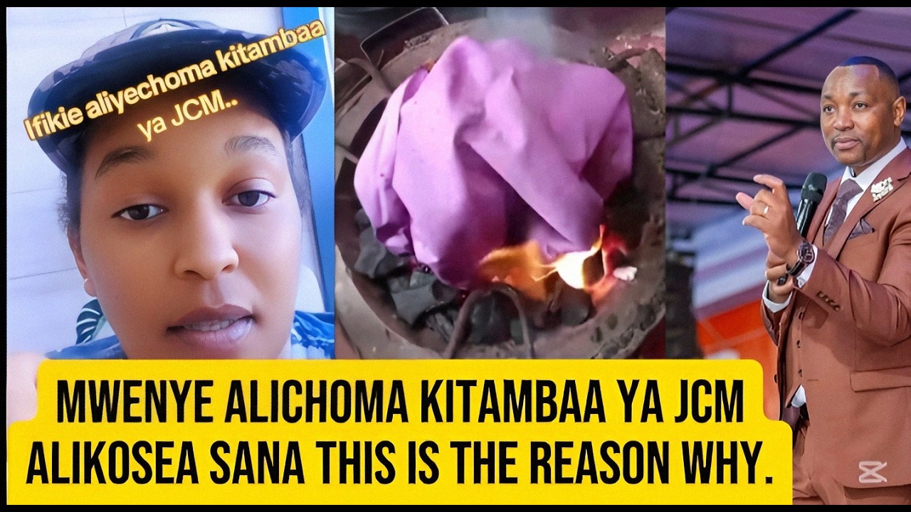 😱😱God will punish mwenye alichoma hiyo kitambaa