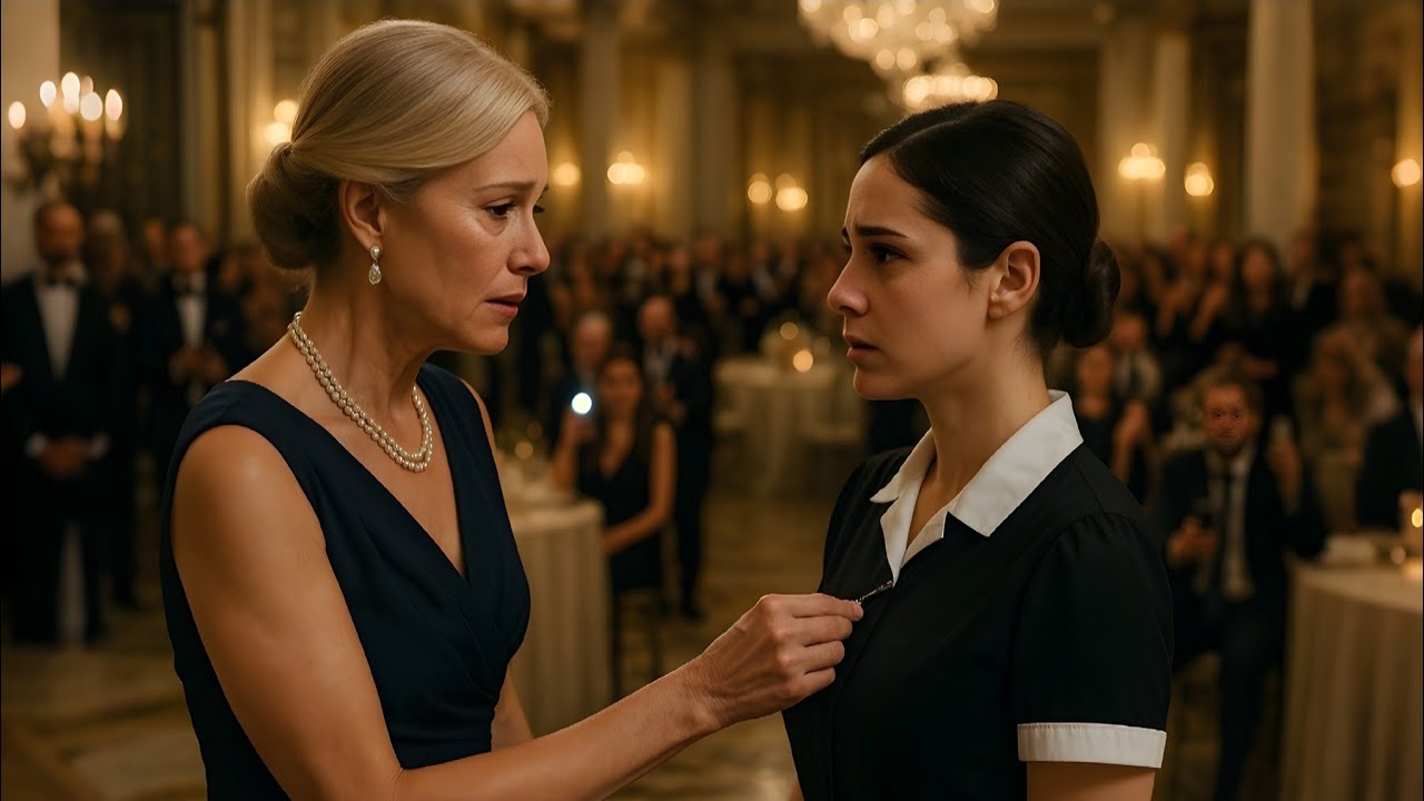 Elle servait les invités… mais quand cette femme l’a regardée, toute la salle s’est figée.