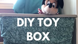 DIY Toy Box // Easy Toy Box