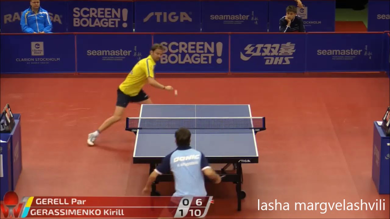 Par Gerell vs Kirill Gerassimenko (Swedish Open 2017)