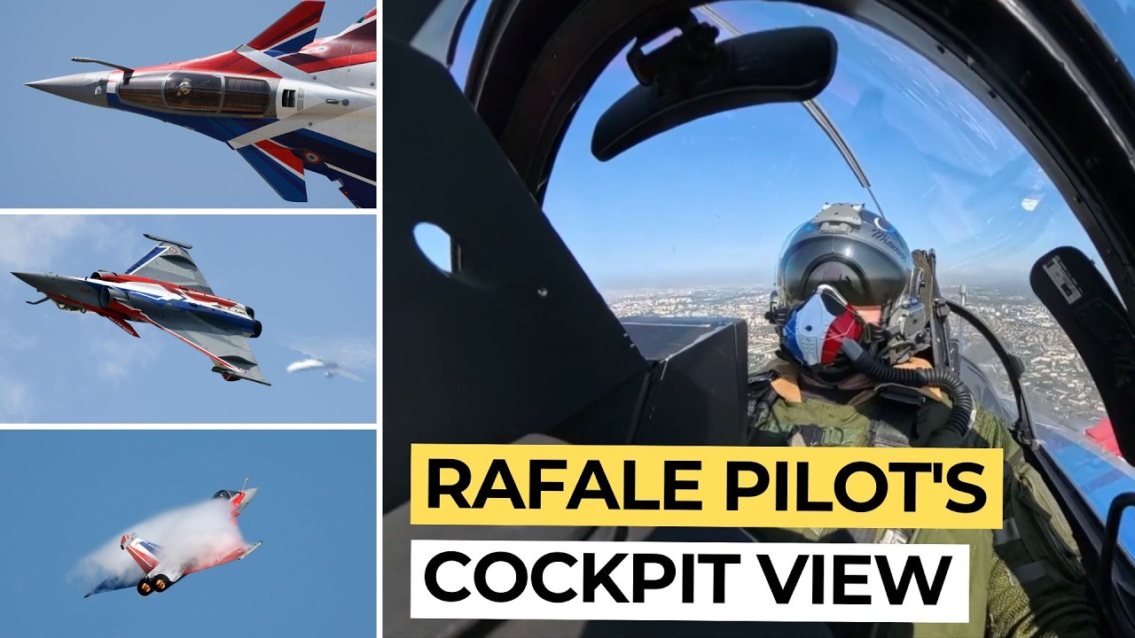 Simulateur Rafale Stunning Cockpit View and Maneuvers of Rafale Fighter Jet - YouTube