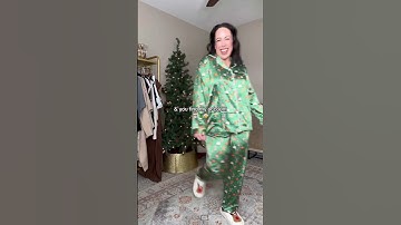 sharing all the details on my amazon storefront #size12fashion #midsizepajamas #holidaypajamas