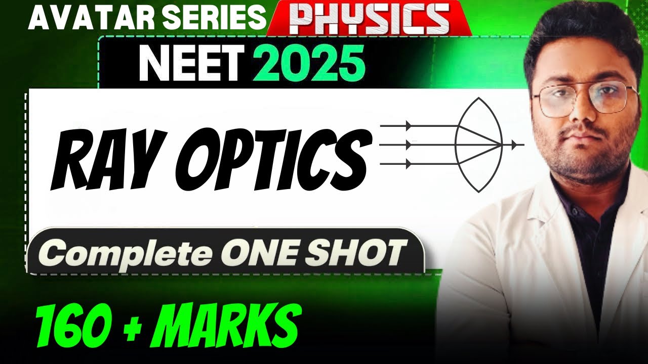 RAY OPTICS in 1 Shot : All Concepts,Tricks and Formula | NEET 2025 ...
