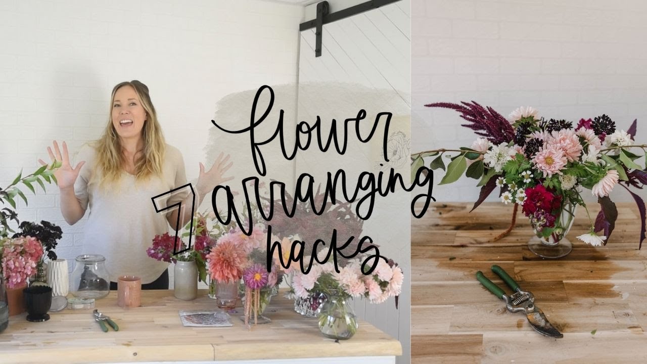 How to Arrange Flowers Like a Pro (with this easy HACK)