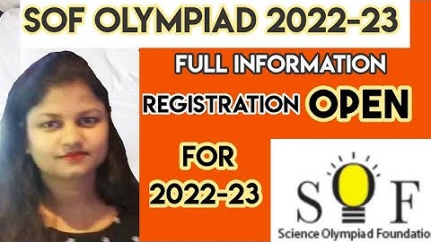 SOF Olympaid Registration for 2022-23 | How to Register for Sof Olympiad | Online Olympiad