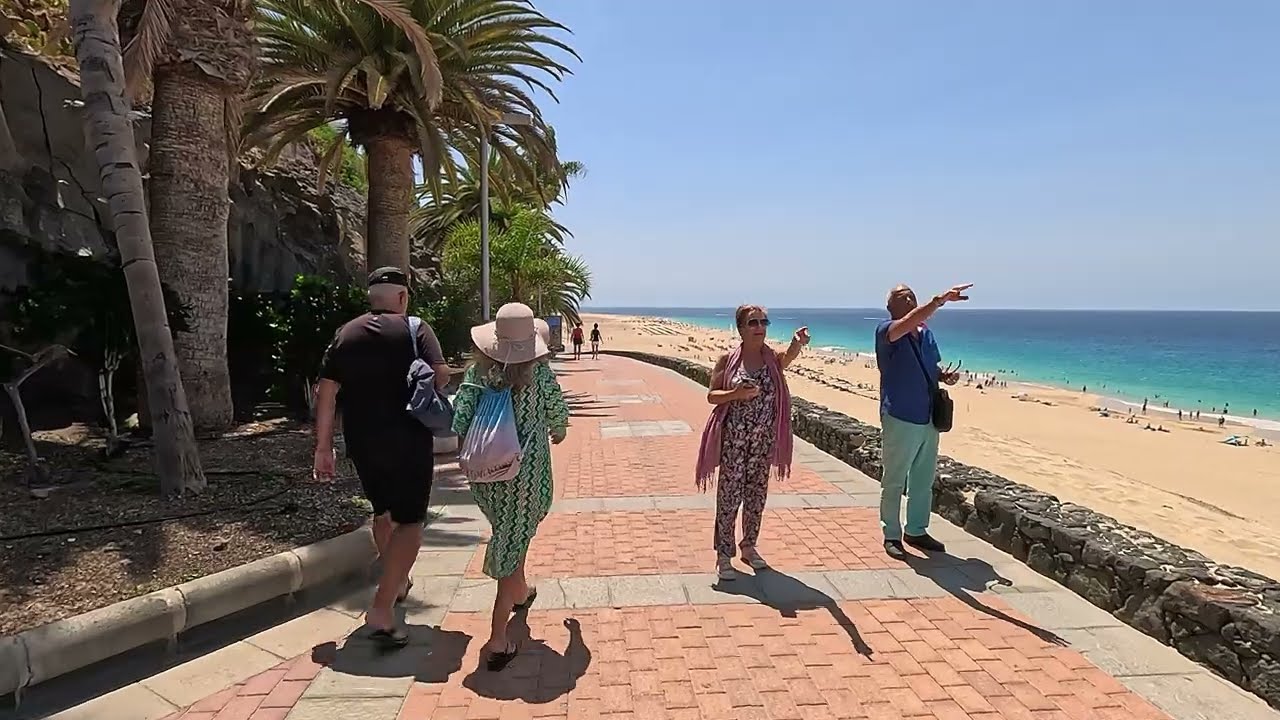 Morro Jable Playa De Jandia - Fuerteventura  Walking tour  GoPro 12
