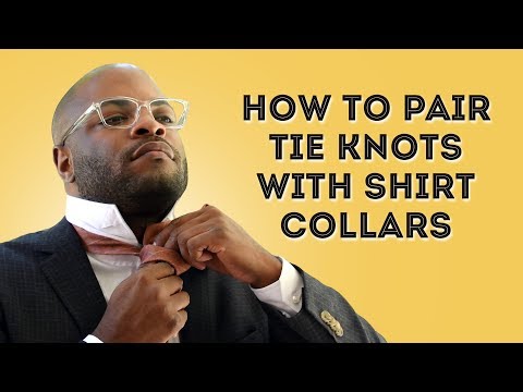 Video: How To Tie A Shirt Collar