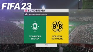 SV Werder Bremen vs. Borussia Dortmund | Bundesliga @ Wohninvest Weserstadion Stadium - FIFA 23
