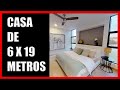 Plano de Casa de 6 x 20 metros