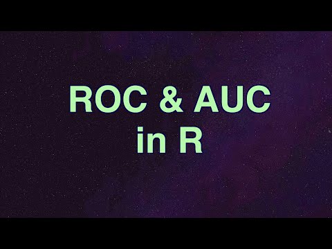 ROC Curve U0026 Area Under Curve (AUC) With R - Application Example