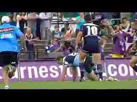 Ben Ross Elbows Cooper Cronk. Brett White Retaliates