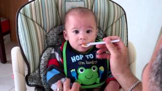 Ayden's First Solid Food 02