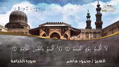 سورة القيامة/ الشيخ محمود هاشم
