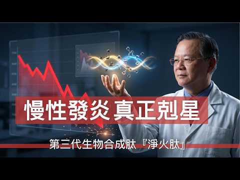 破解慢性發炎！第三代生物合成肽「Healtide 凈火肽」精準滅火，無負擔的奇蹟