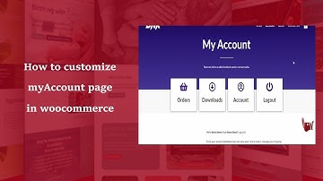 How to customize the Woocommerce My Account page | tamil
