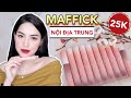 [Review] Son Nội địa Trung SIÊU RẺ MAFFICK 25K! Đẹp đến mức khó tin! Tuyệt đỉnh son đỏ!