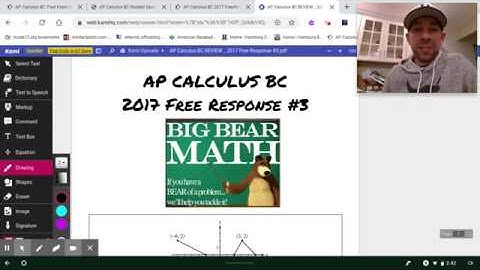 AP Calculus BC REVIEW ~ 2017 Free Response #3