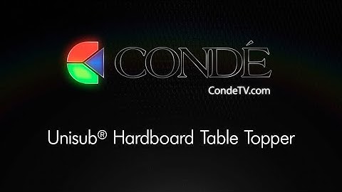 Unisub Hardboard Table Topper
